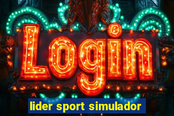 lider sport simulador